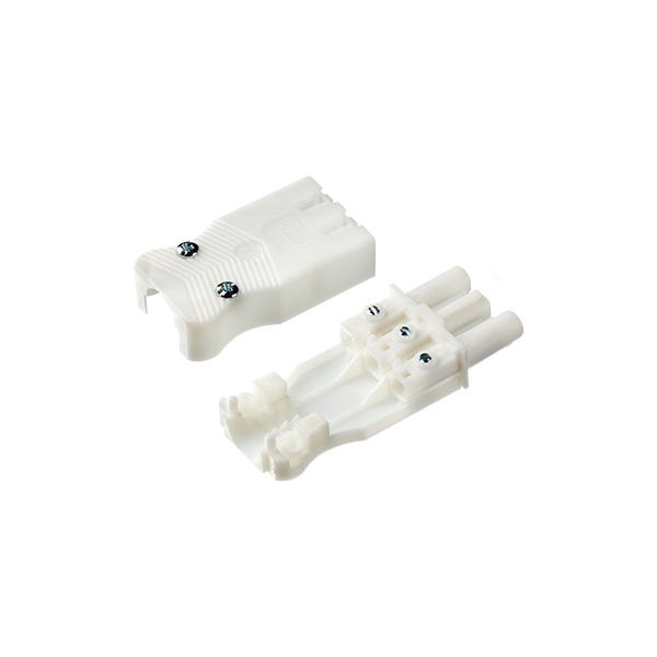 Adels AC166 GSTF/315 connector, 3-polig, female, wit